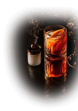 Smoked Rum Old Fashioned